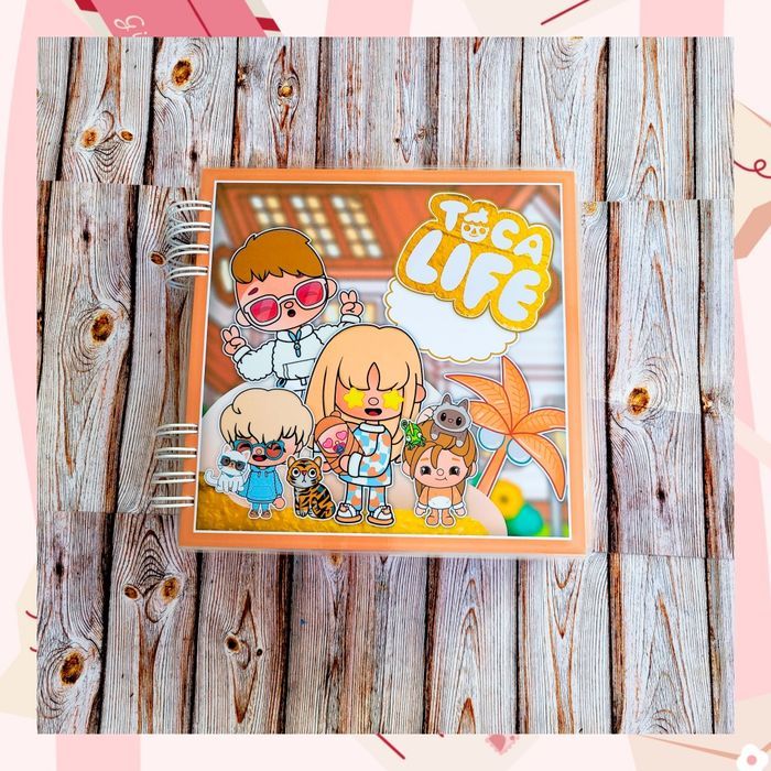 Książka na rzepy Toca Boca, Avatar, Labubu.Lamibook.Prezent dla dzieci