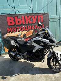 Разборка мотоциклов Honda NC700 750 2014г морда фара пластик