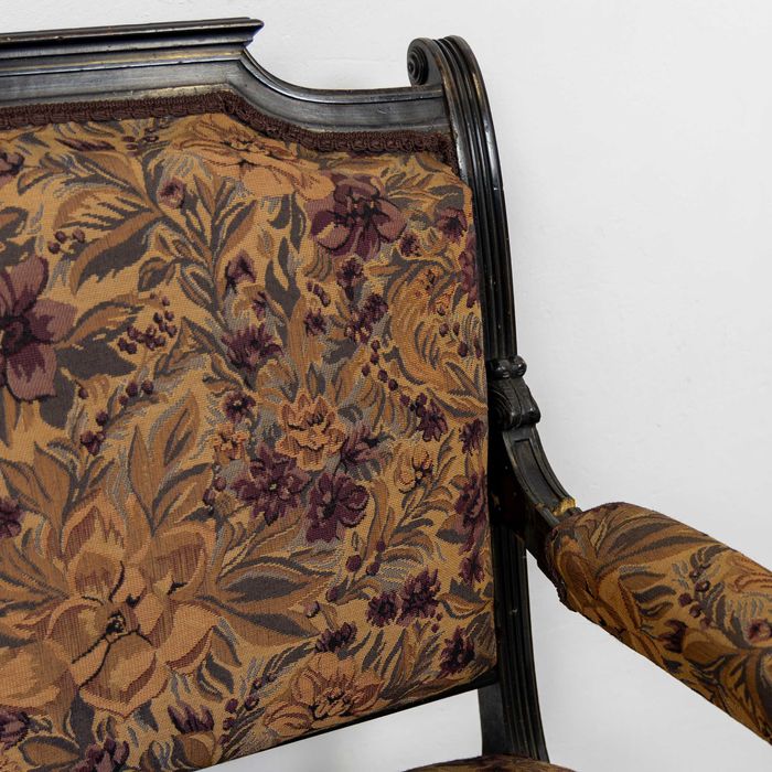 Komplet wypoczynkowy neorenesans makart antyki