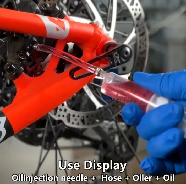 Kit óleo mineral para travões hidráulicos bicicleta