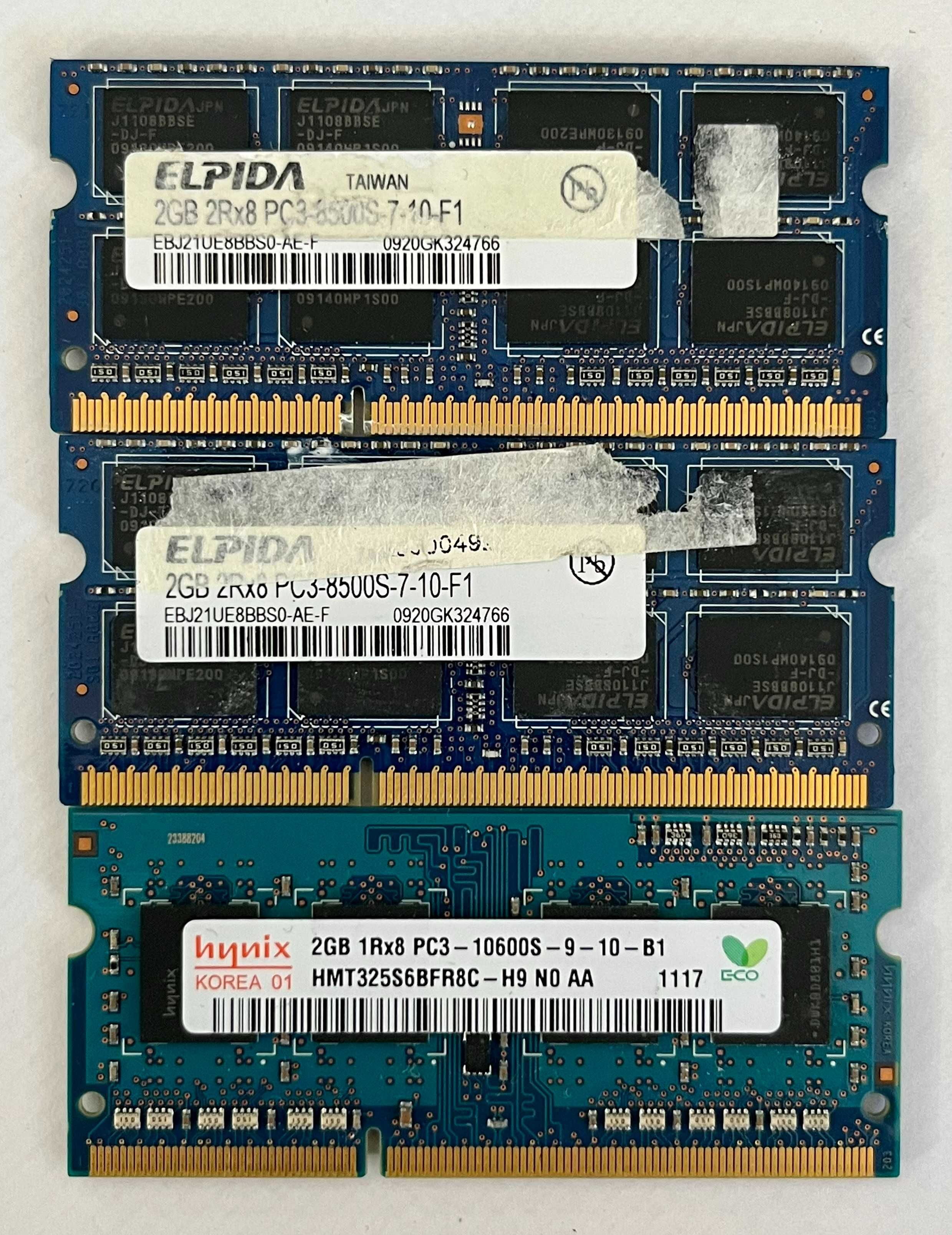 DDR 3 de 1GB 2GB 4GB e 8GB