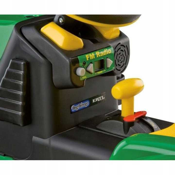 Traktor na akumulator z Przyczepą John Deere 2x165W