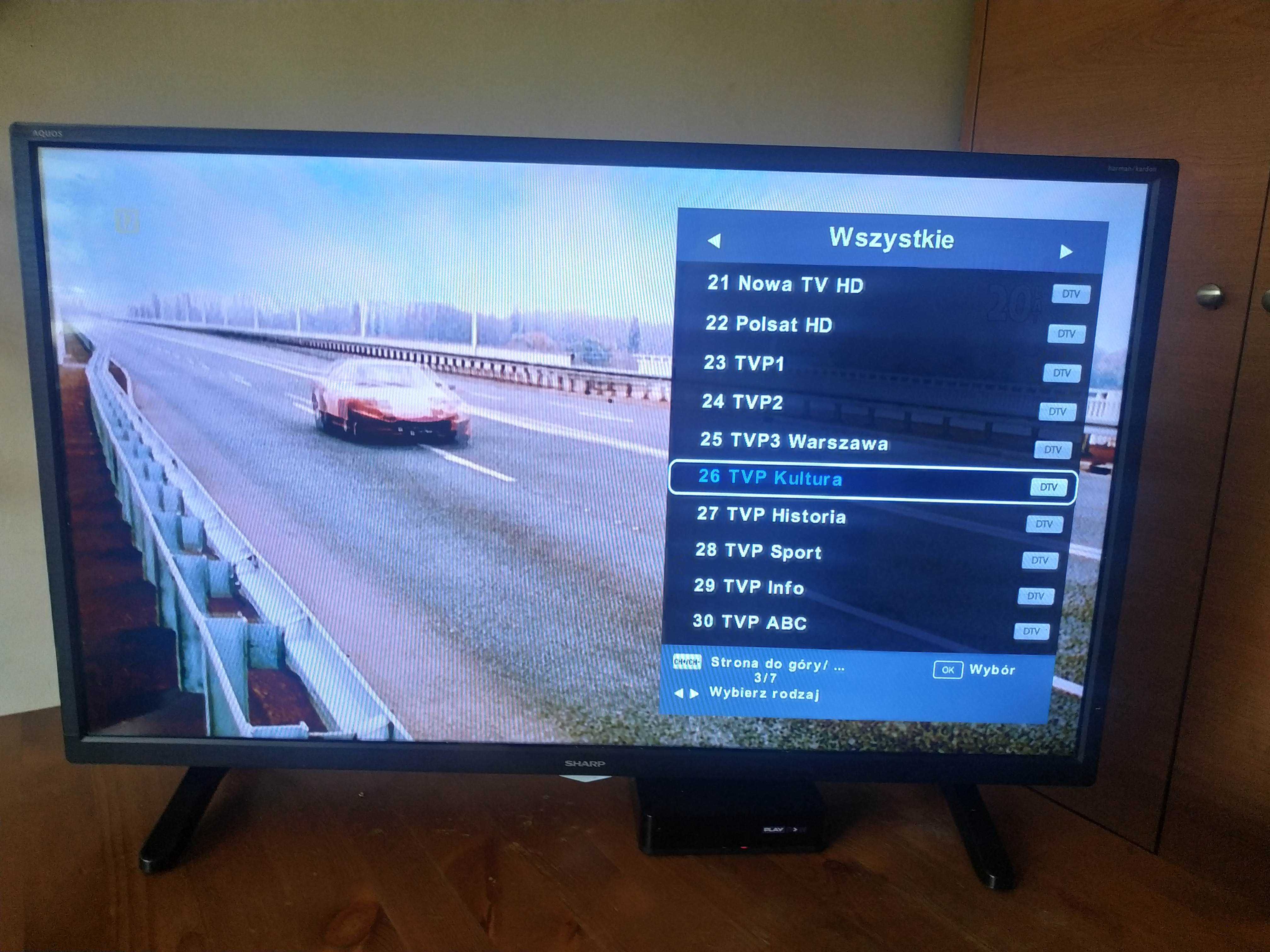 TV 32" Sharp + Smart TV dekoder Wifi Android Netflix YouTube Dvbt2