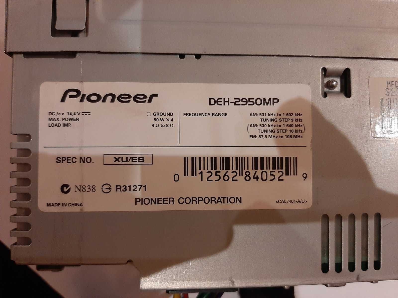 Продам автомагнітолу Pioneer DEH2950MP б/в
