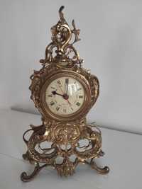 Relógio de mesa em metal antigo