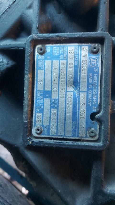 Коробка передач МАН ТГА MAN TGX ZF16S1920/ 16S220