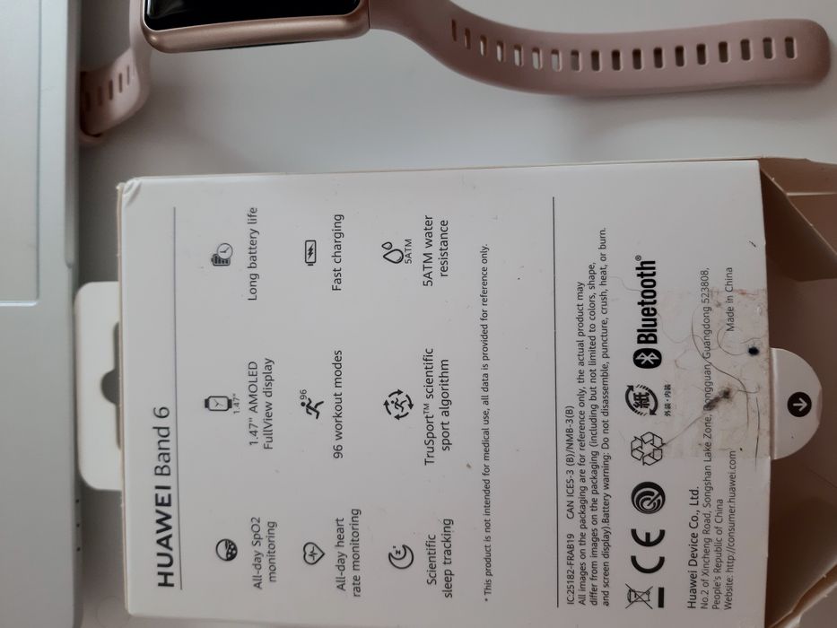 Relógio Smartwatch HUAWEI Band 6 como novo na caixa