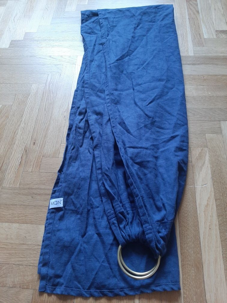 Nowa lniana chusta kółkowa Moon Sling