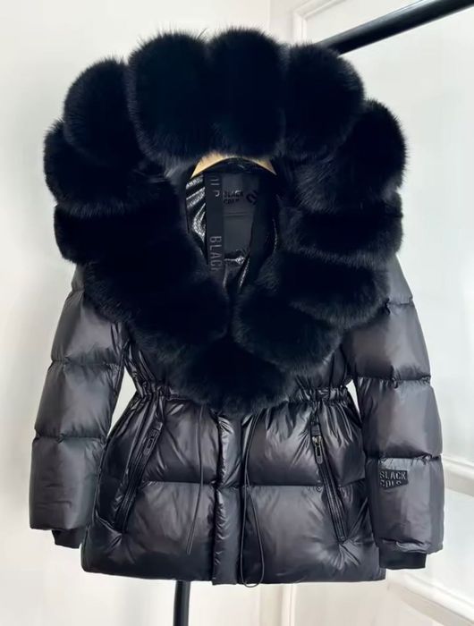 Blackgold kurtka puchowa jenotem typ liza bruce miss fofo roz.M