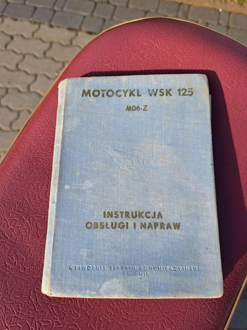 MOTOCYKL WSK 125 MZ06-Z - stan kolekcjonerski