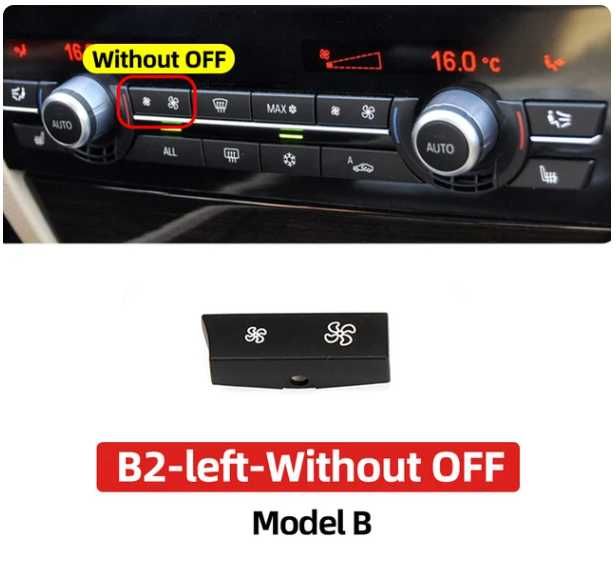 Кнопка климат контроля BMW F06 F07 F10 F11 F12 F13 F01 F02
