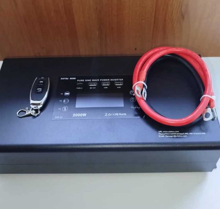 Інвертор DATOUBOSS ZGR-03, 48V->220V, 2000/4000W Чистий синус