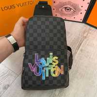 Мужская сумка слинг Louis Vuitton Avenue Луи Виттон