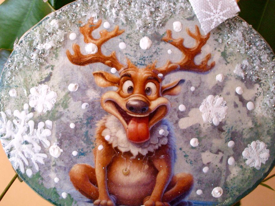 Bombki zestaw choinka dzwonek serce  ptaki renifer bałwan rękodzieło