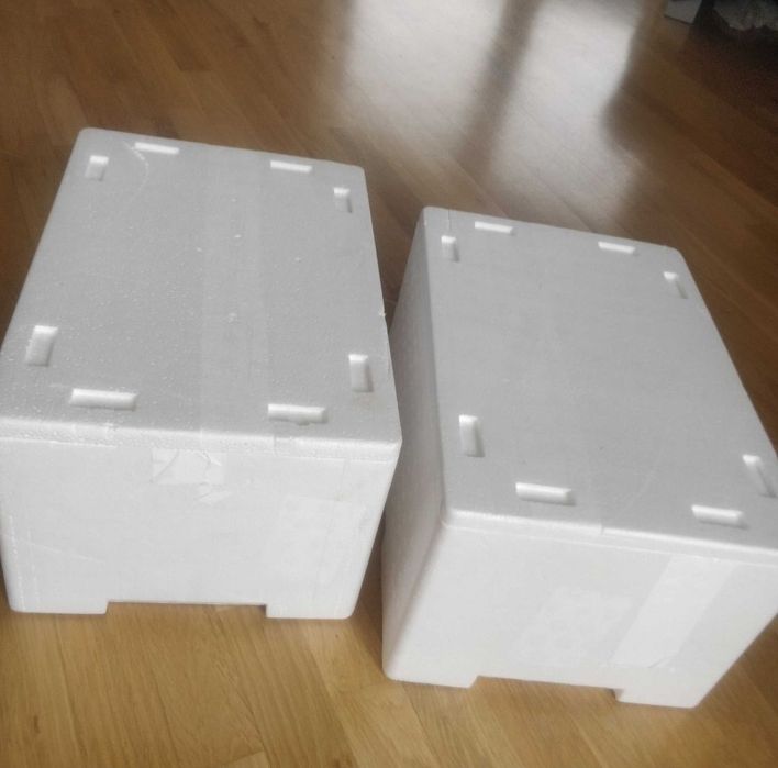 2 styroboxy styroboks styropianowe pojemniki