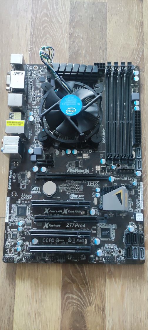 Комплект AsRock Z77 PRO4, i7 2600k, 8gb озу