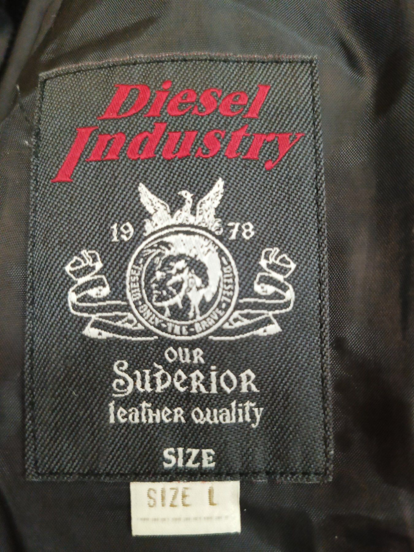 Куртка кожаная diesel