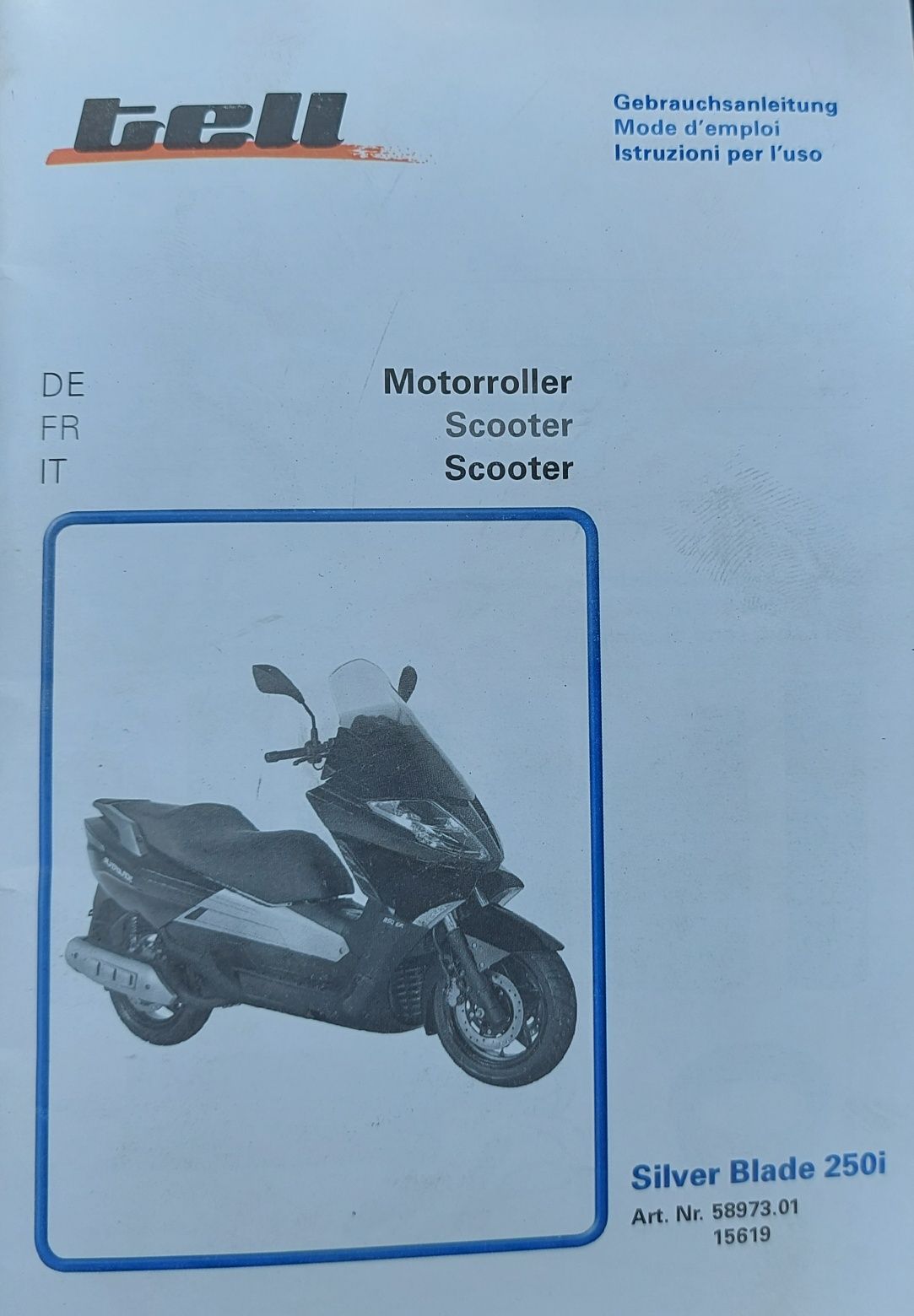 Scooter Tell SilverBlade 250 i EFI - Keeway