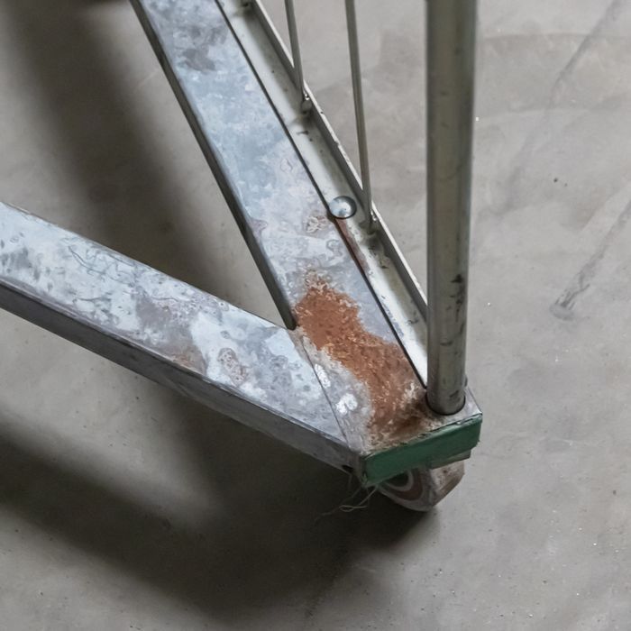 Rollkontener (rollcage,rollbox) wózek siatkowy transportowy niebieski