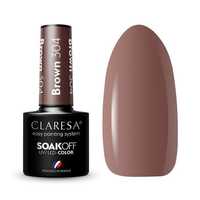 Claresa Soak Off Uv/Led Brown Lakier Hybrydowy 304 5G (P1)