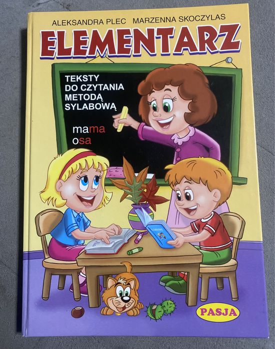 Elementarz teksty do czytania metodą sylabową 2008 r. A.Plec
