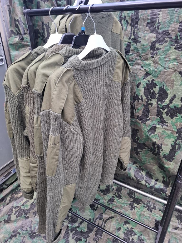Sweter wojskowy HMAK w kolorze khaki