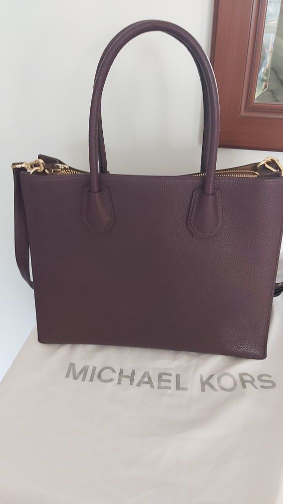 MICHAEL KORS Mercer bakłażan