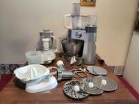 Robot kuchenny Kenwood KM266, młynek do kawy i inne dodatki. Stan BDB