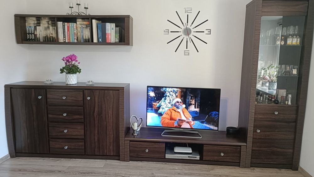 Meble BRW plus ława i dębowa komoda