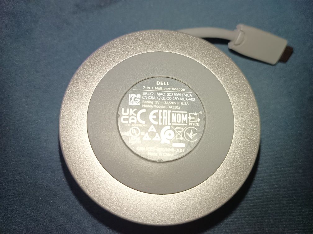 Adapter Hub Dell Da310z stan dobry