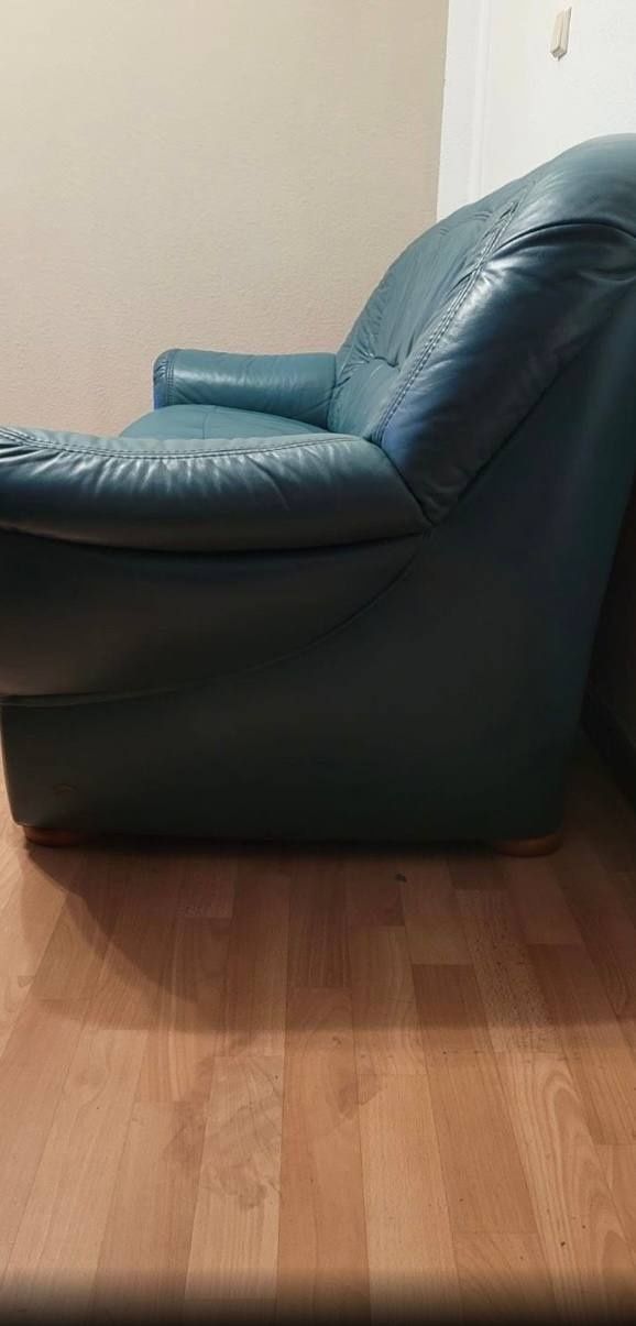 Sofa Longlife morskiego koloru