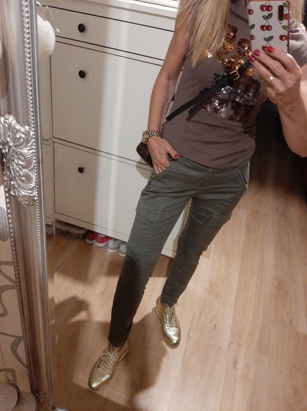 Trussardi bojówki xs
