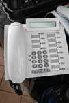 Telefon Siemens, stacjonarny, przewodowy, biurowy.