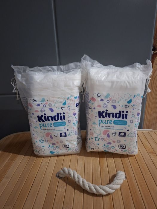 Nowr Płatki kosmetyczne kindii pure duże dla dzieci Kindii