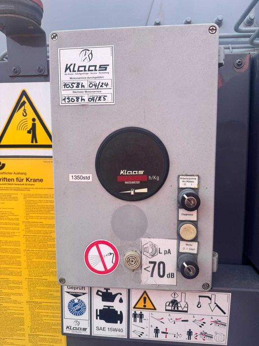 Żuraw ciesielski, dźwig Klaas K20/30  -2009 r - przyczepa 3500 kg