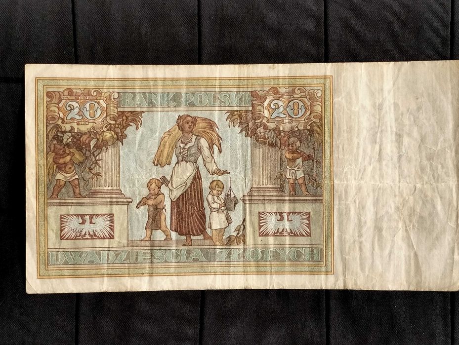 20 złotych 1931, banknot, seria CG