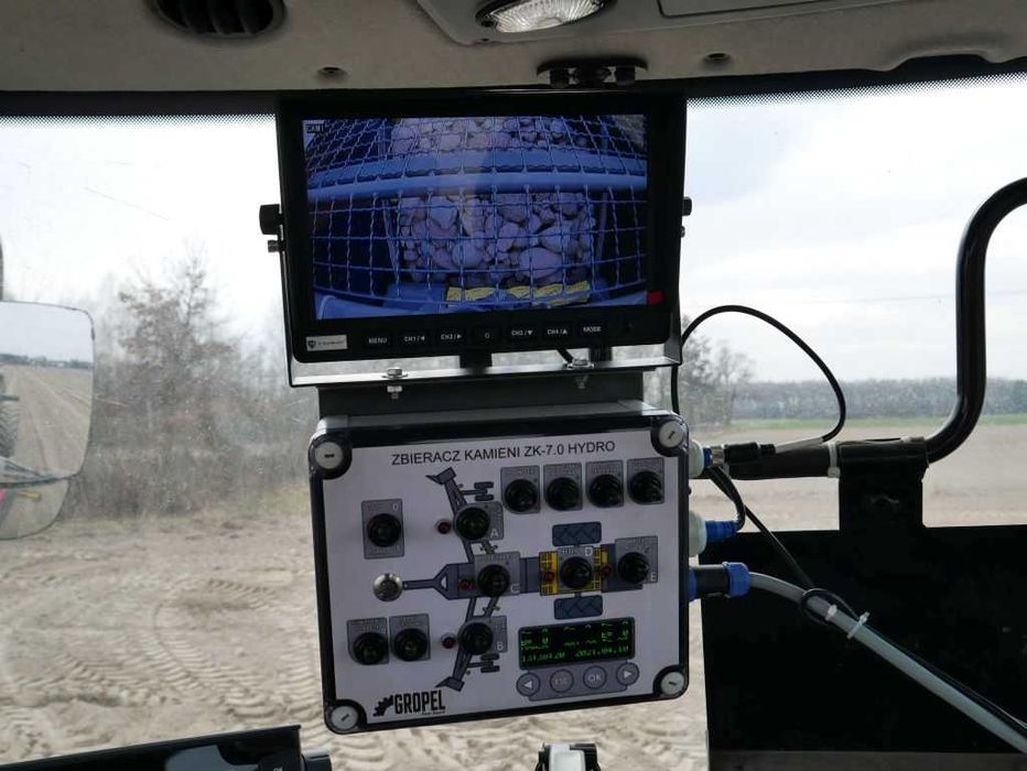 Zbieracz kamieni, maszyna do kamieni, zbieraczka ZK-7.0 hydro