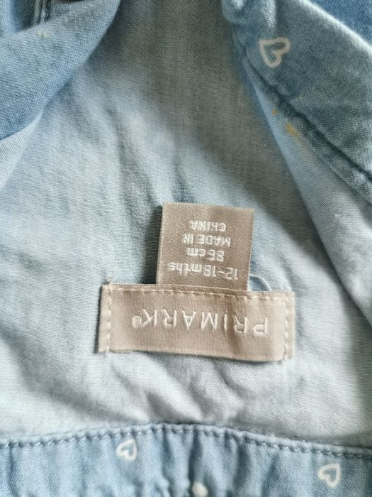 Koszula z paskiem roz 86 Primark