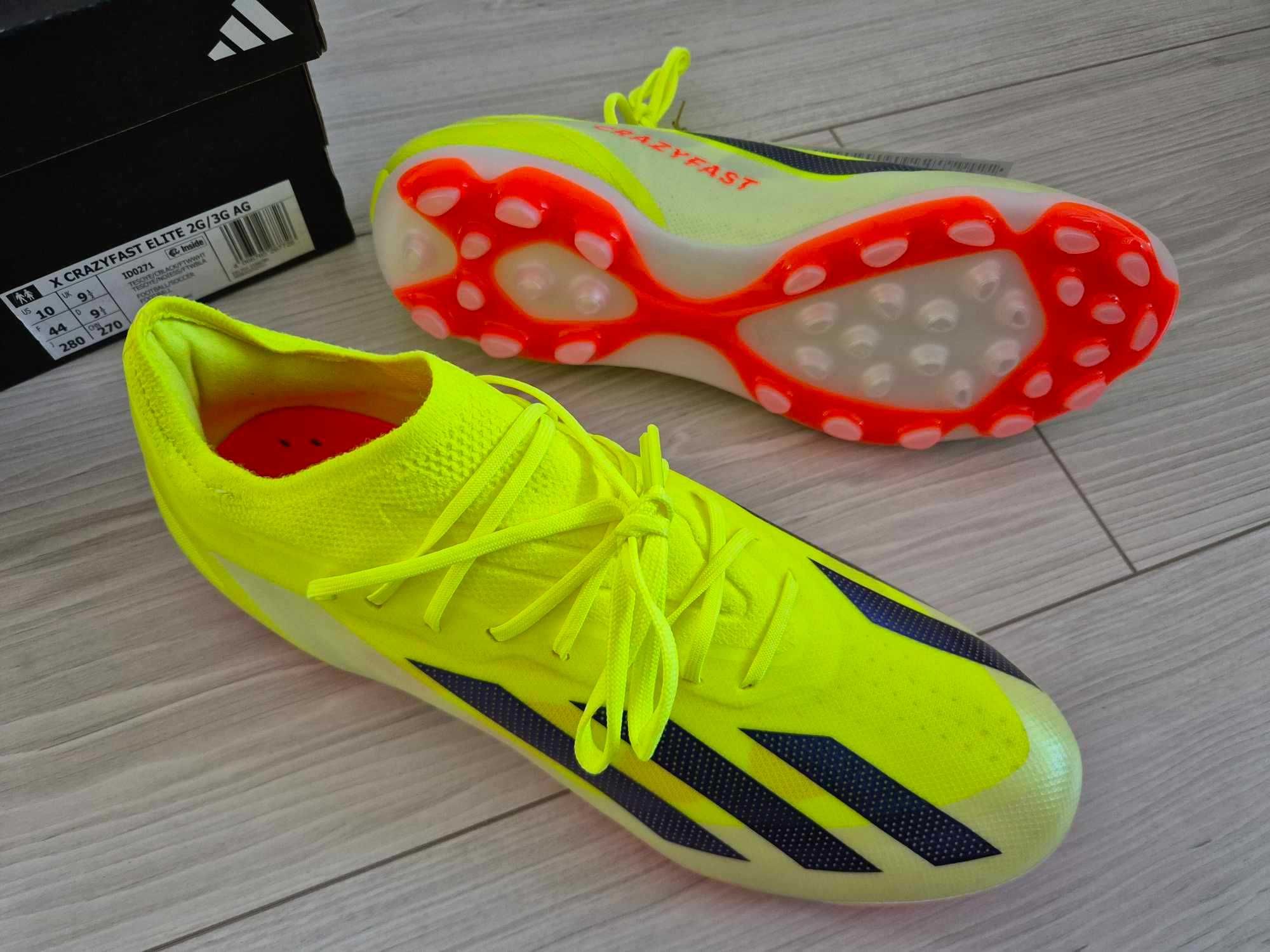 Profesjonalne korki adidas X Crazyfast Elite 2G/3G AG ID0271 rozm. 44