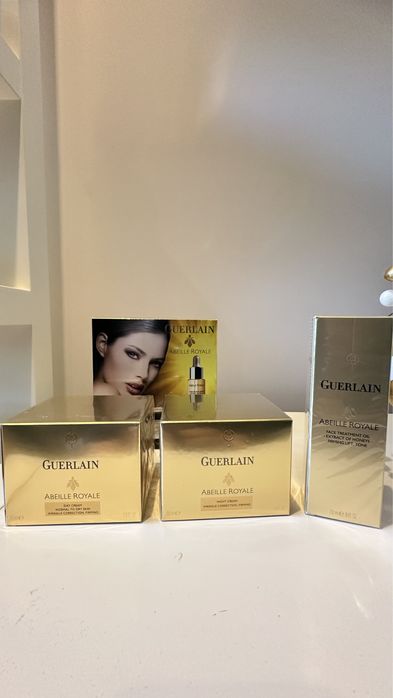 Zestaw kremów Guerlain Abeille Royale + Serum Olejek