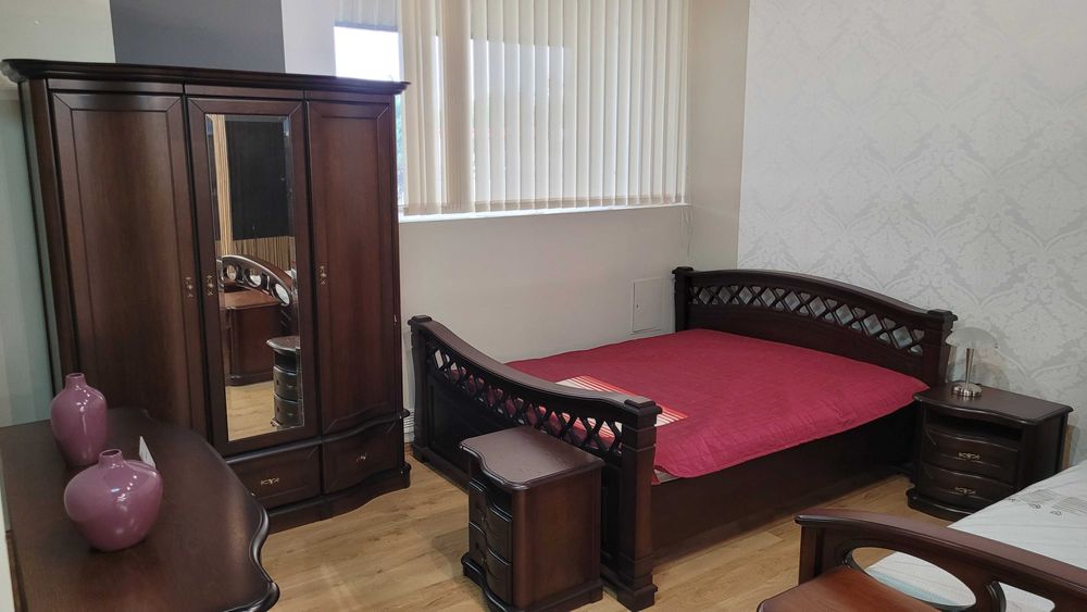 Sypialnia Fala, Szafa + Łoże z szafkami nocnymi