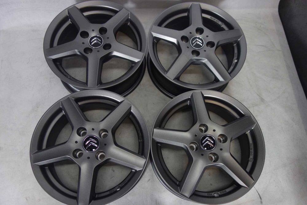 NOWE Alufelgi DEZENT 15" 4x108 Citroen C2 C3 C4 Xsara Grafit 822