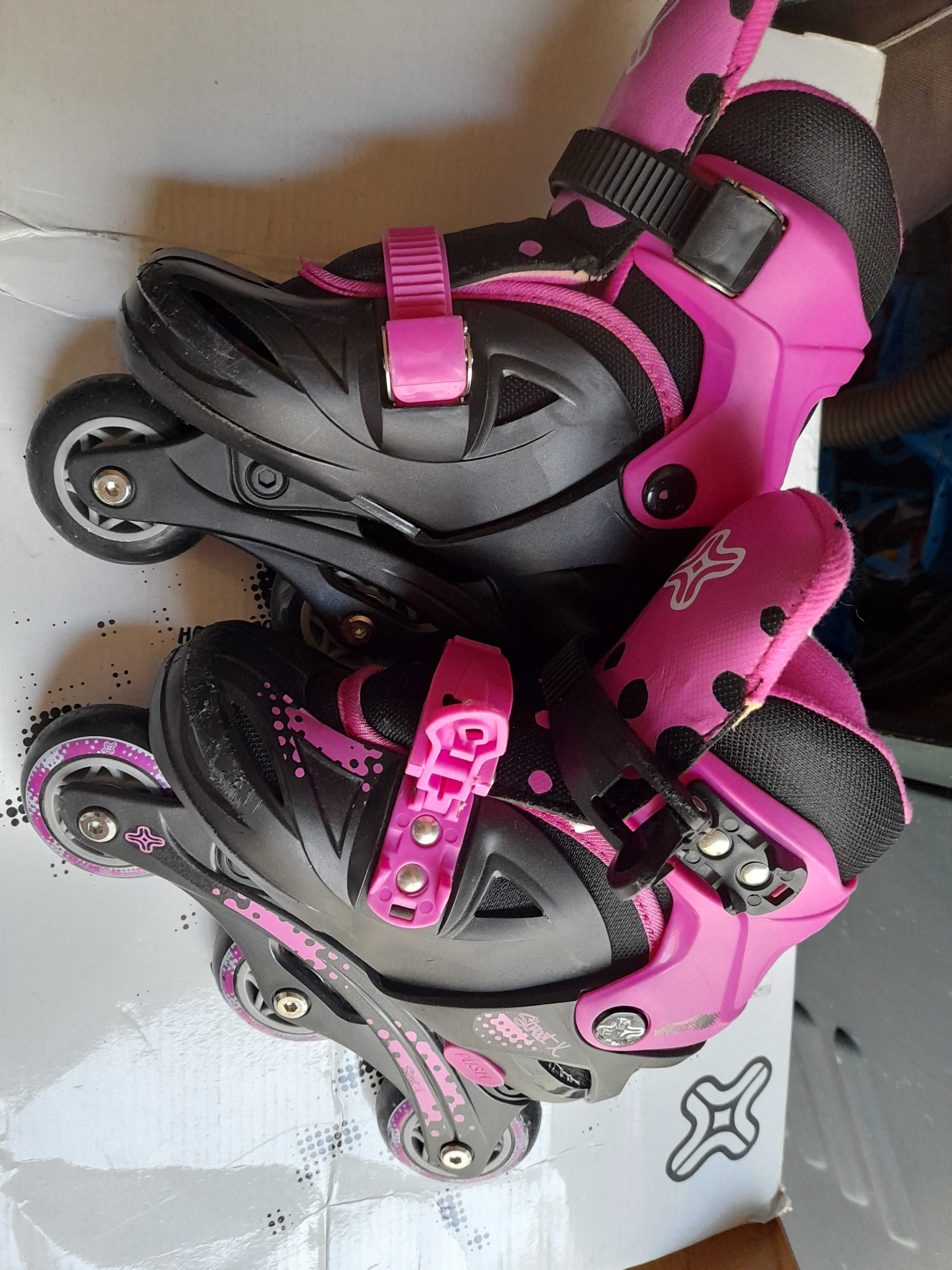 Patins em linha de menina