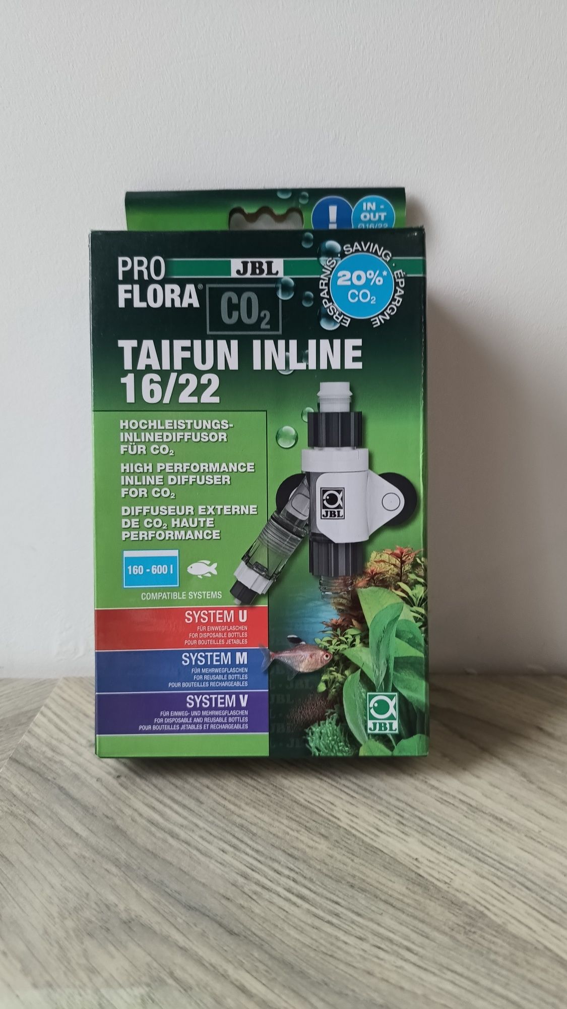 Dyfuzor CO2 do akwarium JBL Taifun inline 16/22