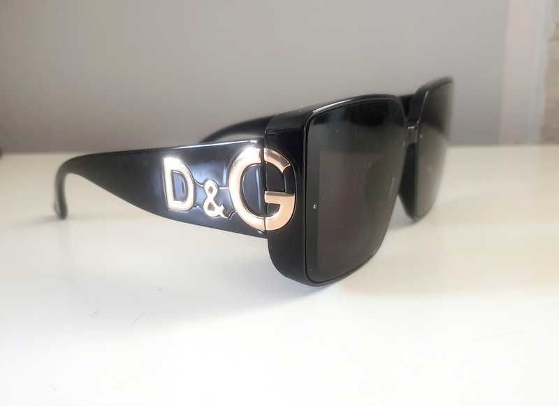 Okulary przeciwsłoneczne damskie z monogramem D&G