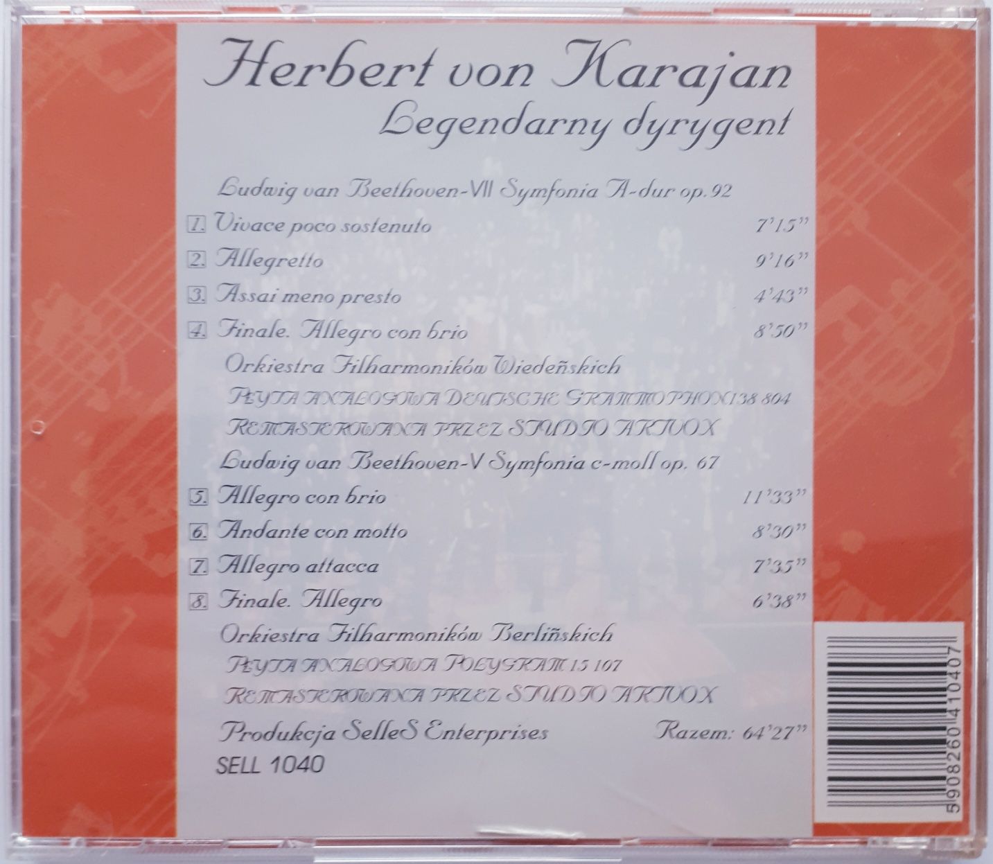 Herbert Von Karajan Legendarny Dyrygent