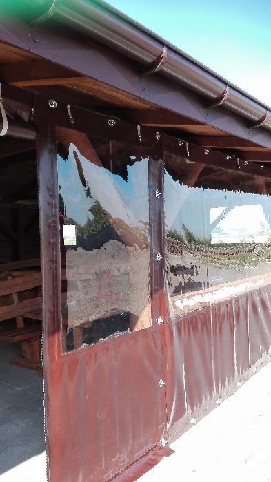 osłona altany tarasu