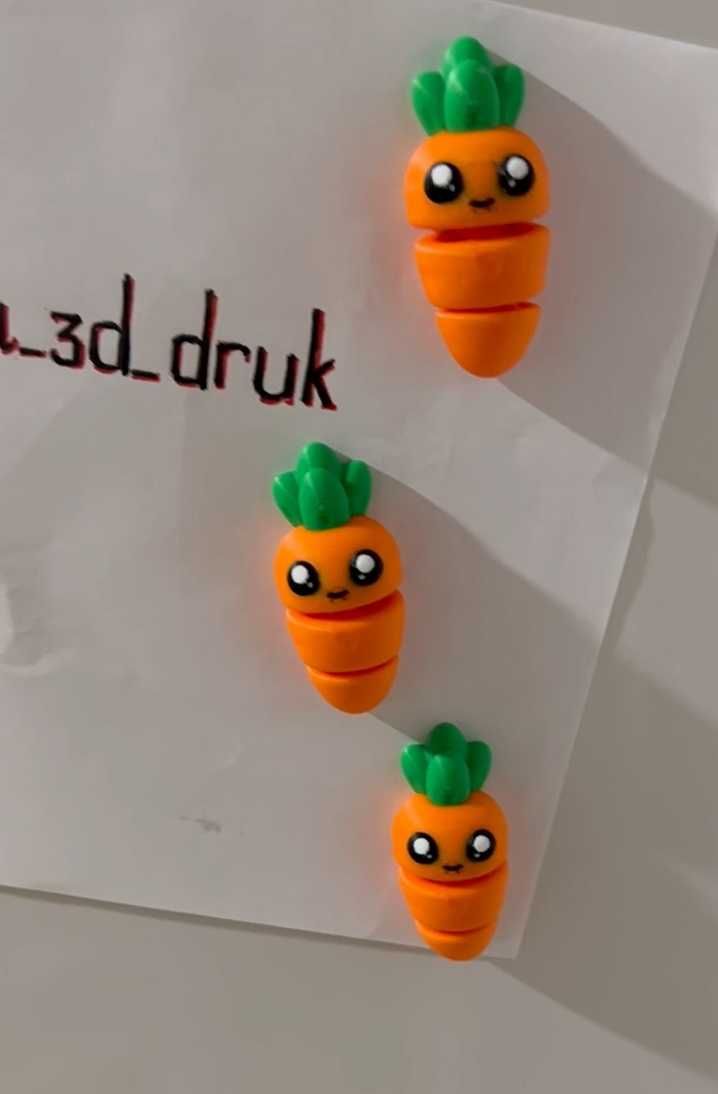 Magnes marchewka 3D – ręczna praca! 12,50 zł