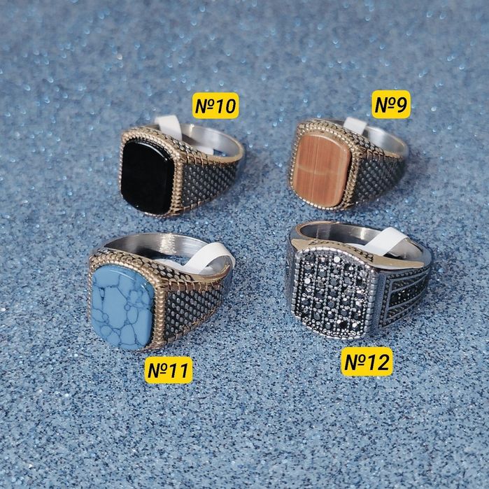Перстень чоловічий в асортименті, перстень мужской, кольцо, печатка