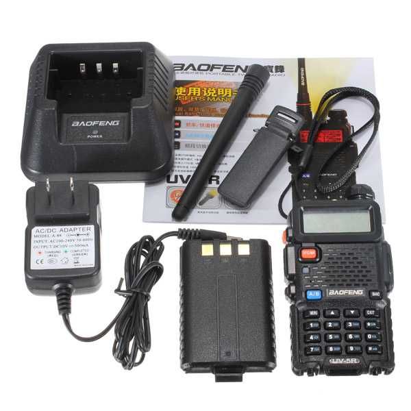 Intercomunicador Rádio Walkie-Talkie - Baofeng UV-5R de 8W